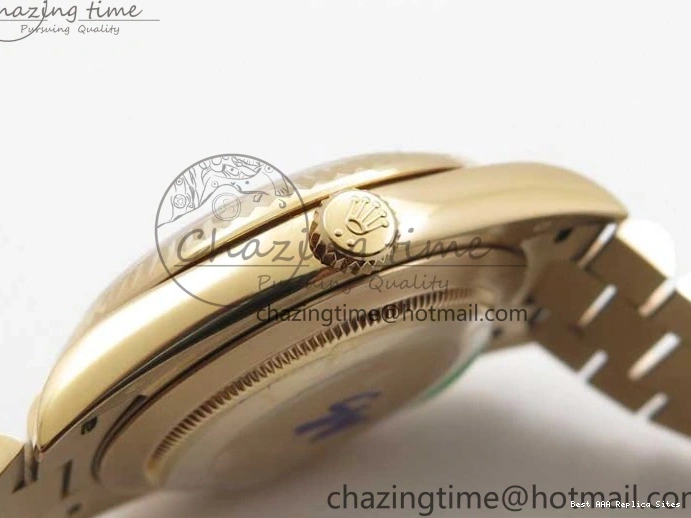 Best AAA Replica Sites A 228239 New 904 Dial on 40mm RG President QuickDry Dial BP Brown 2824 Bracelet Roman Day-Date RG Version 0110